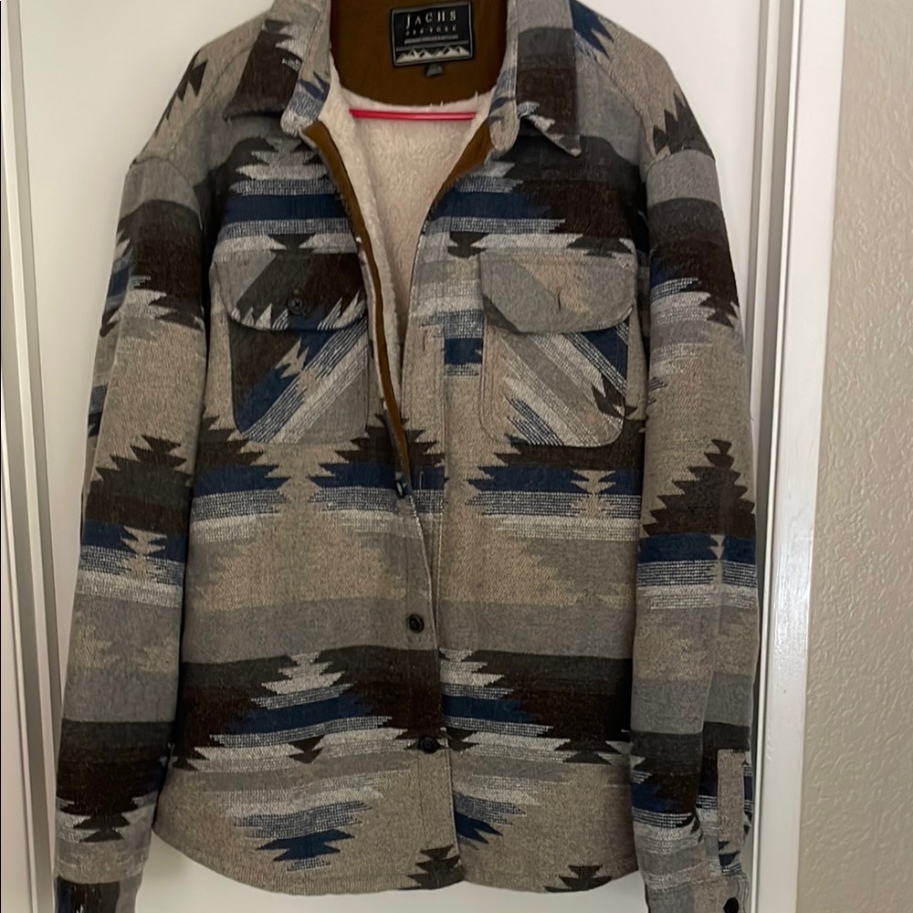 Jachs Multicolor Patterned Pea Coat